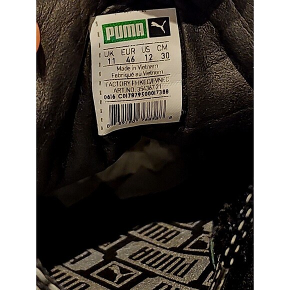 EUC PUMA Basket Classic LFS Black Size 12 - Picture 5 of 6